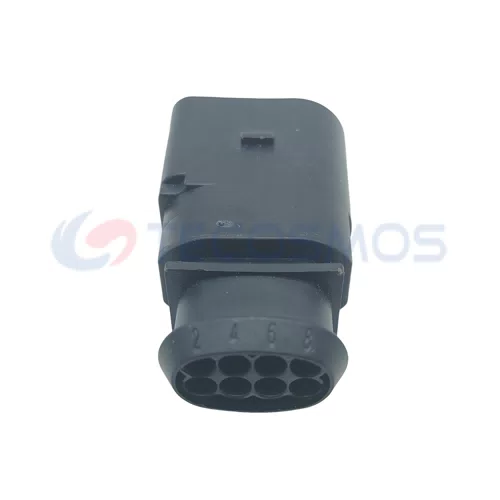 Auto Parts Automotive Electrical Housing Wire Automotive Socket Black Connector for Car 8-pin Male 1J0973814 CT8-0002G - image 2
